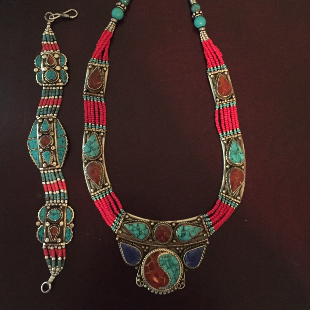 COPY - 925 sterling silver statement necklace